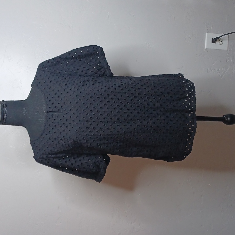 Christopher‎ & Banks black short sleeve top
